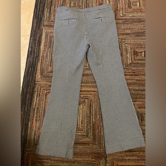 Anthropologie The Essential  Houndstooth Bootcut Trouser Pants Sz 14 - Picture 3 of 6